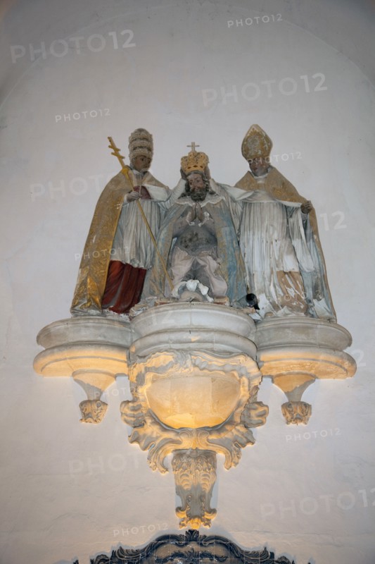 Coloured statues, Monastery of Alcobaca, Alcobaca, Portugal, 2009.  Artist: Samuel Magal