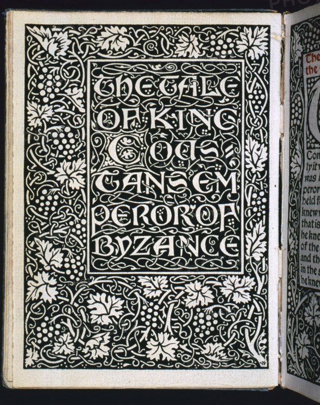 Title page from The Tale of the Emperor, 1894. Artist: William Morris