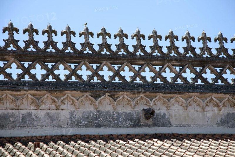 Parapet, Monastery of Batalha, Batalha, Portugal, 2009. Artist: Samuel Magal