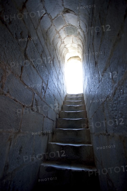 Stone steps, Beja Castle, Beja, Portugal, 2009.  Artist: Samuel Magal