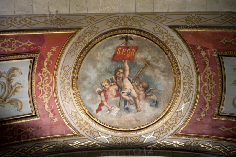 Interior, Bom Jesus do Monte Church, Braga, Portugal.  Artist: Samuel Magal