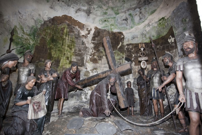 Diorama inside a chapel, Bom Jesus do Monte Church, Braga, Portugal, 2009. Artist: Samuel Magal