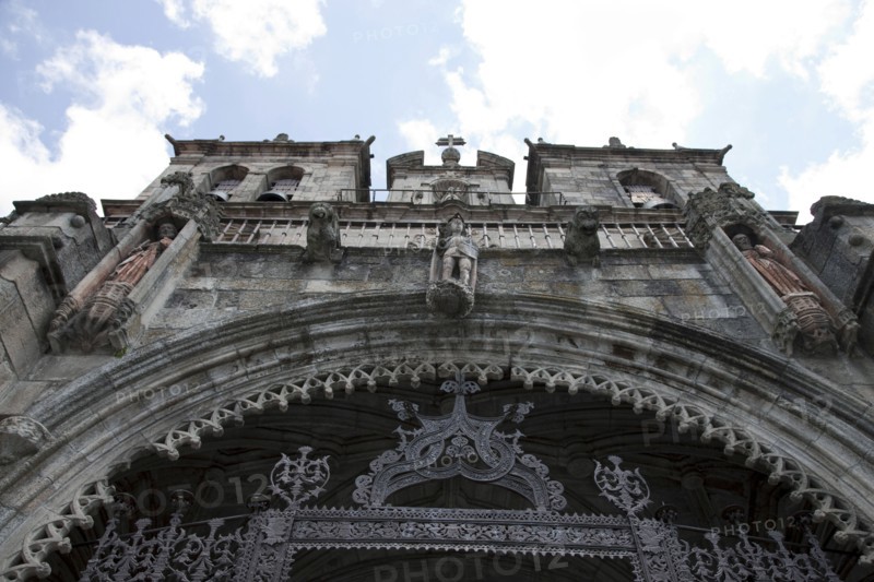 Facade of Braga, Cathedral, Portugal, 2009.  Artist: Samuel Magal