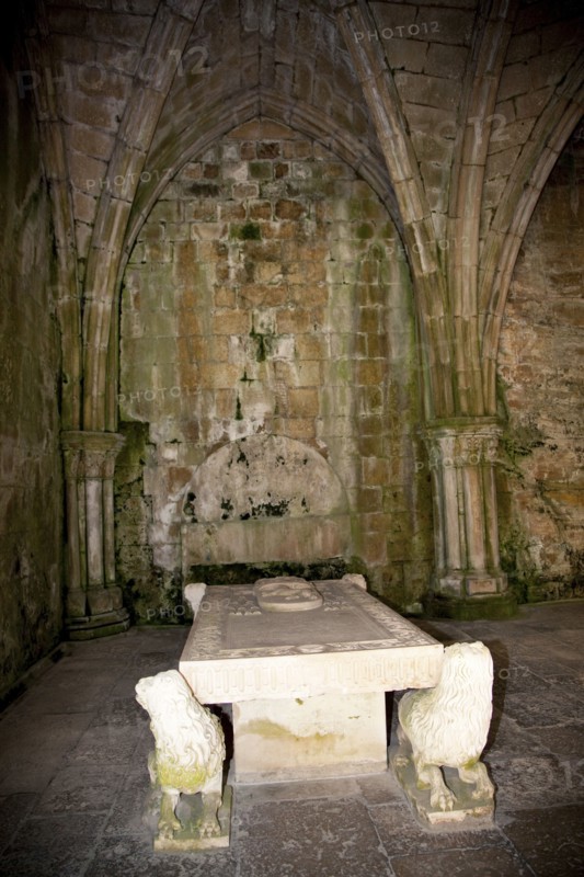 Tomb, Old Cathedral of Coimbra, Portugal, 2009.  Artist: Samuel Magal