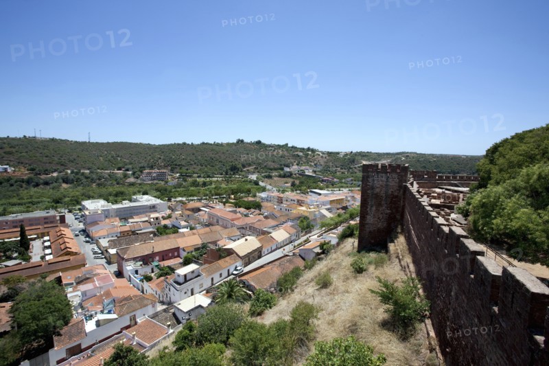 Silves Castle and the surrounding landscape, Silves, Portugal, 2009. Artist: Samuel Magal
