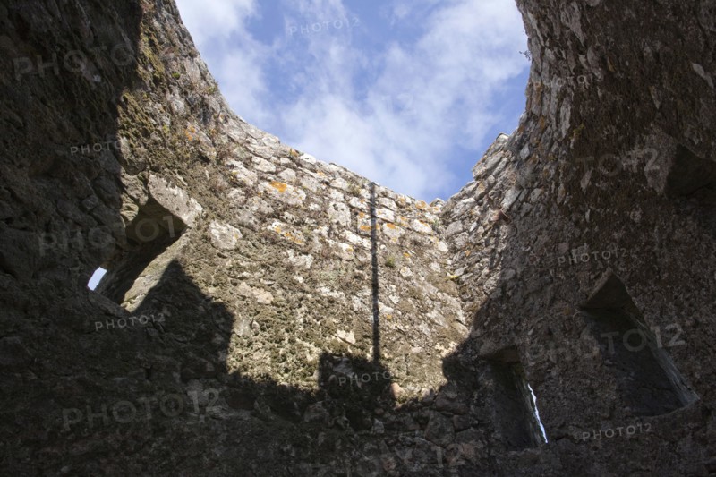 The keep of the Castelo dos Mouros, Sintra, Portugal, 2009. Artist: Samuel Magal