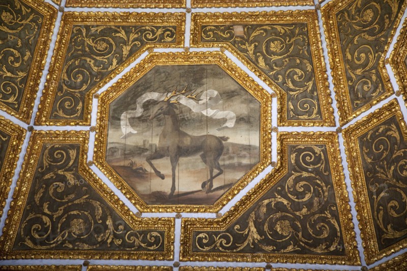 Inside Sintra National Palace, Sintra, Portugal, 2009. Artist: Samuel Magal