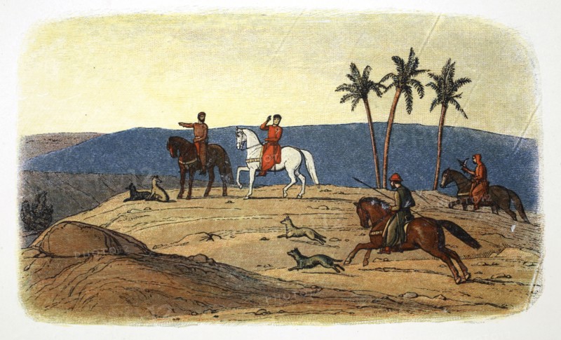 Richard I of England refuses to look upon Jerusalem, having failed to conquer it, 1192 (1864). Artist: James William Edmund Doyle