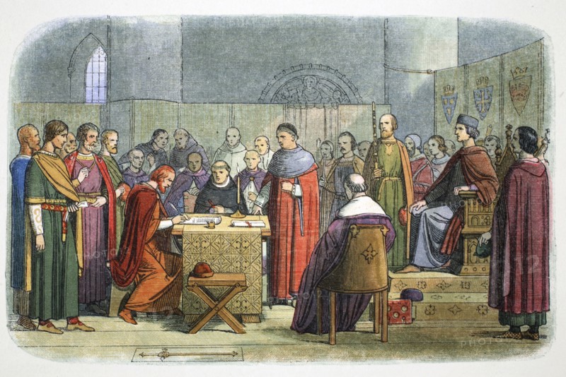 Edward I of England acknowledged as suzerain of Scotland, 1290 (1864). Artist: James William Edmund Doyle