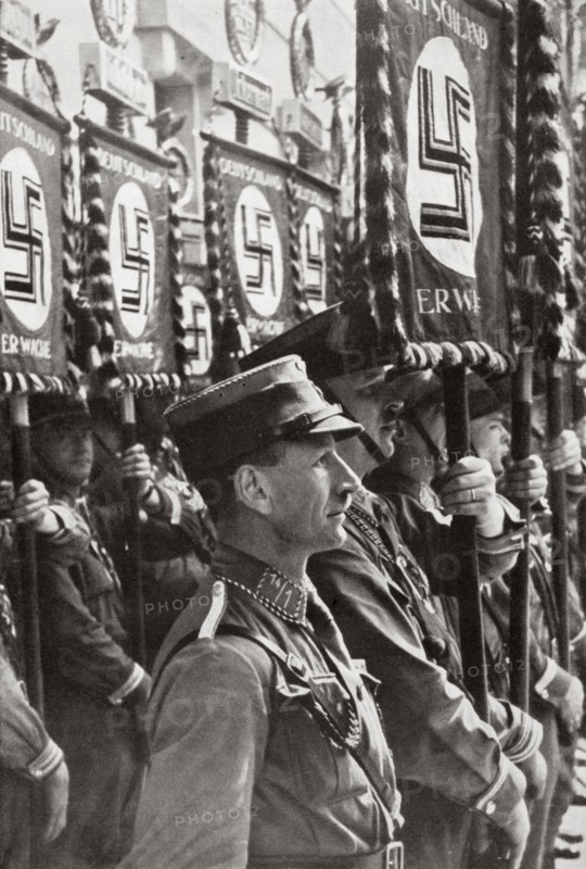 SA stormtroopers on parade, Germany, c1929-1931. Artist: Unknown