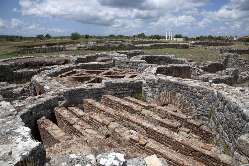 The private baths of the Cantaber's House, Conimbriga, Portugal, 2009. Artist: Samuel Magal