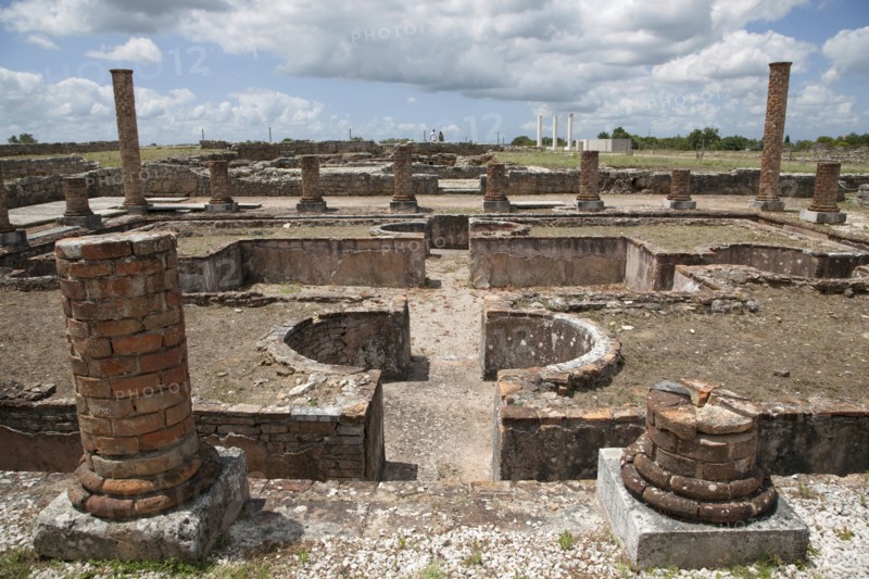 The central peristyle of the Cantaber's House, Conimbriga, Portugal, 2009. Artist: Samuel Magal