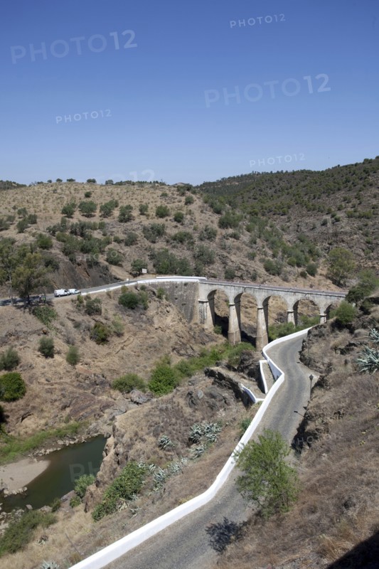 Bridge over the Guadiana River, Mertola, Portugal, 2009. Artist: Samuel Magal