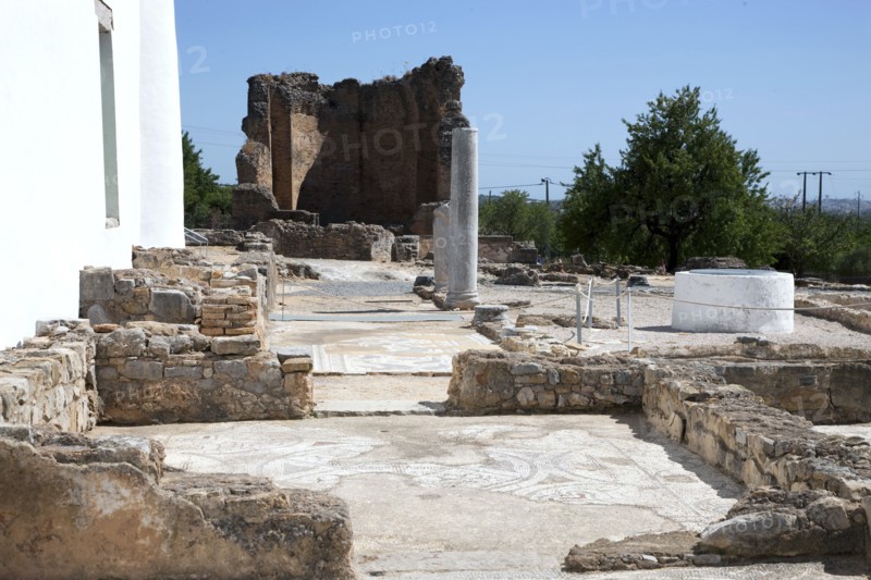 The east side of the peristylium, Milreu, Portugal, 2009. Artist: Samuel Magal