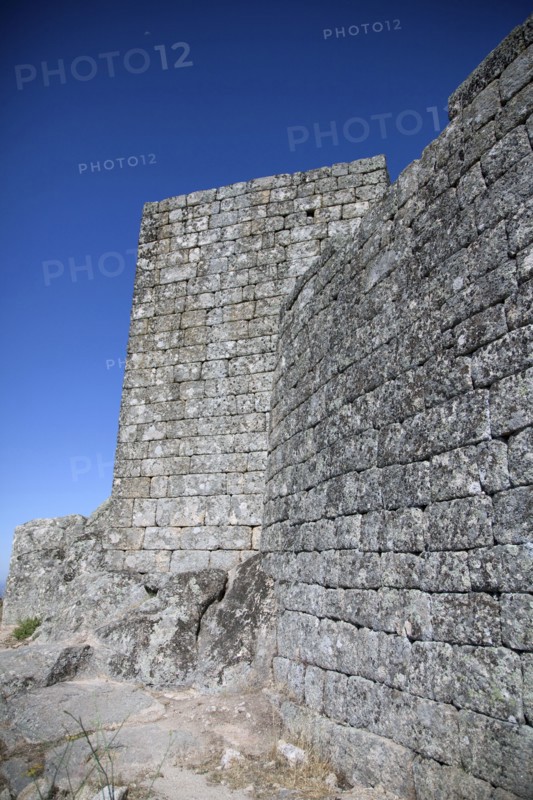 The walls of Monsanto Castle, Monsanto, Portugal, 2009. Artist: Samuel Magal