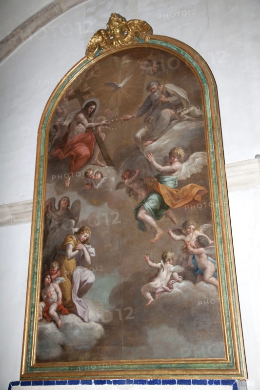A painting in the Convent of the Knights of Christ, Tomar, Portugal, 2009. Artist: Samuel Magal
