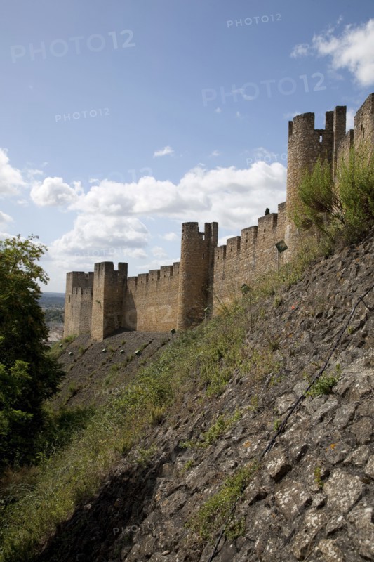 The moat of the castle of the Knights Templar of Tomar, Tomar, Portugal, 2009. Artist: Samuel Magal