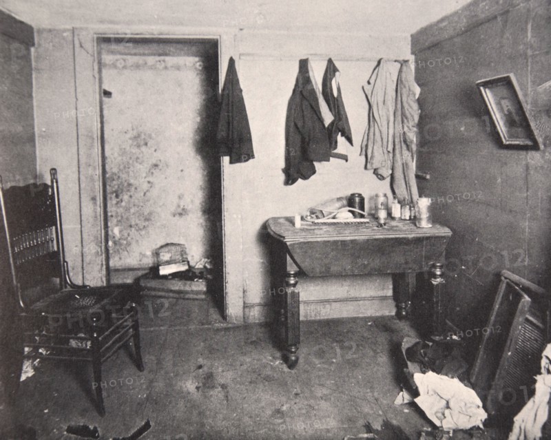 Tenement housing, New York City, USA, 1890s. Artist: Unknown