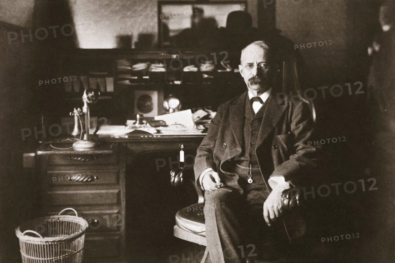 EH Harriman, American railway executive, 1901. Artist: Unknown