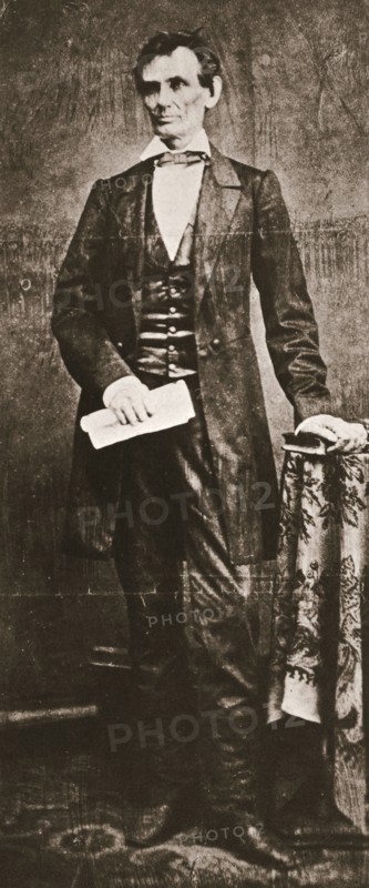Abraham Lincoln, 16th President of the United States, 1860. Artist: Unknown