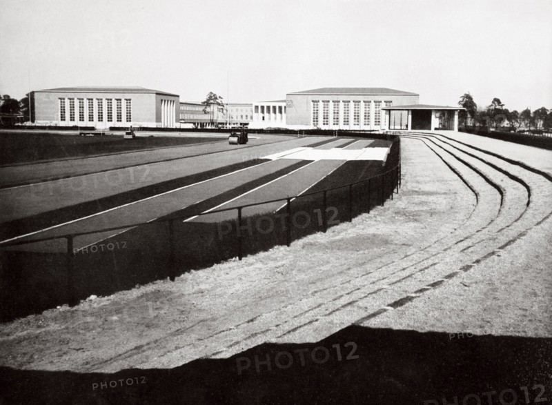 The home of German sport and adjacent swimming hall, Berlin, Germany, 1936. Artist: Unknown