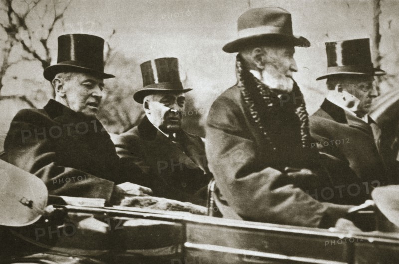 Presidents Wilson and Harding travelling to the Capitol, Washington DC, USA, 1921. Artist: Unknown
