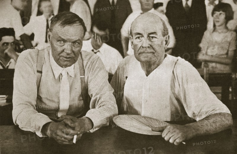 'The Protagonists of Dayton', Tennessee, USA, 1925. Artist: Unknown