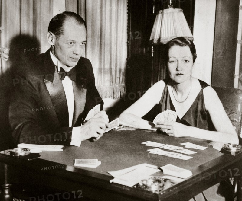 Mr and Mrs Ely Culbertson, American contract bridge players, 1931. Artist: Unknown