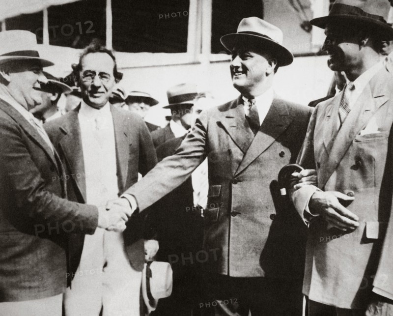 President Roosevelt, returning to Miami, Florida, USA, after a fishing trip, 13 April, 1934. Artist: Unknown