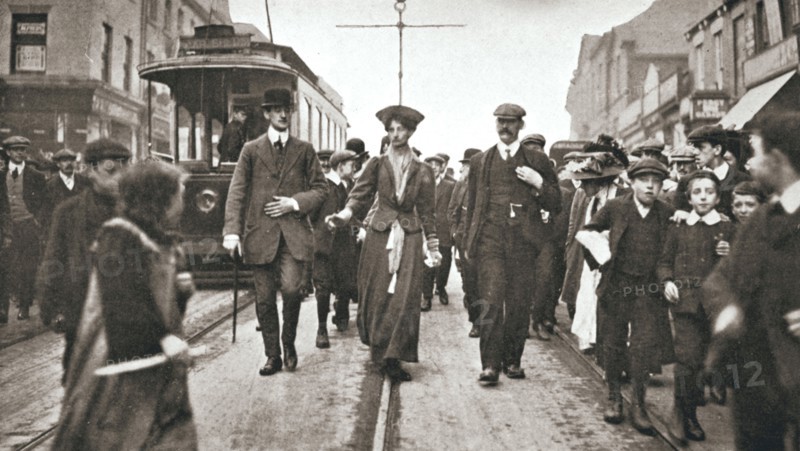 Lady Constance Lytton, British suffragette, Newcastle, 9 October 1909. Artist: Unknown
