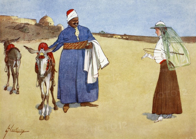 'Beauty and the Beasts', 1908.  Artist: Lance Thackeray