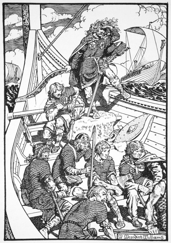 Harald Fairhair, King of Norway, 9th or 10th century (1913). Artist: Morris Meredith Williams