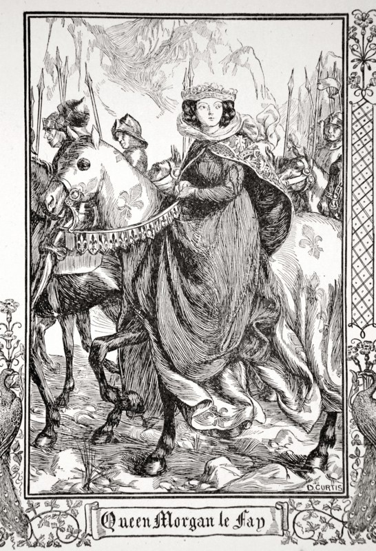 'Queen Morgan le Fay', 1905.  Artist: Dora Curtis