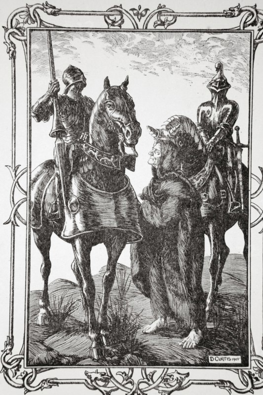 'They met with an Old Man', 1905.  Artist: Dora Curtis