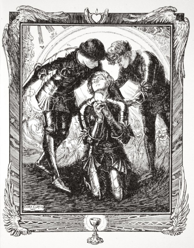 'Then they went to Sir Galahad', 1905.  Artist: Dora Curtis