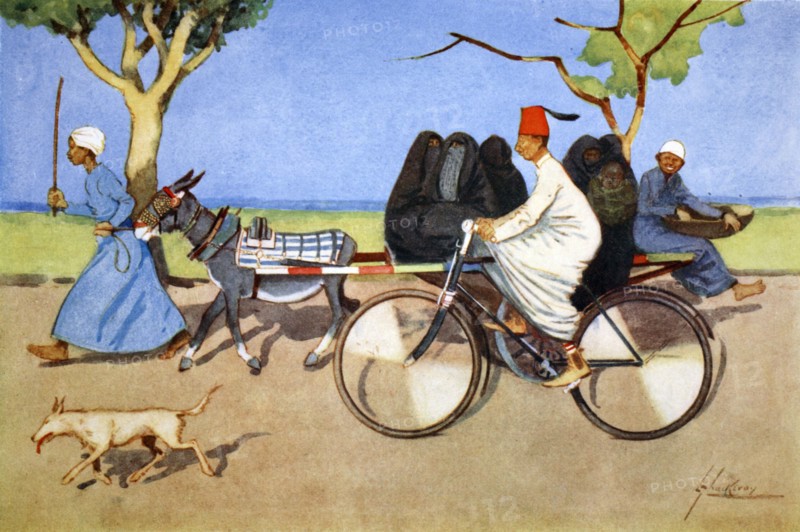 'Ancient and Modern', 1908.  Artist: Lance Thackeray