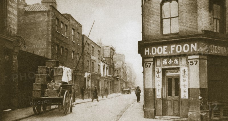 A view of Pennyfields, Chinatown, London, 20th century. Artist: Unknown