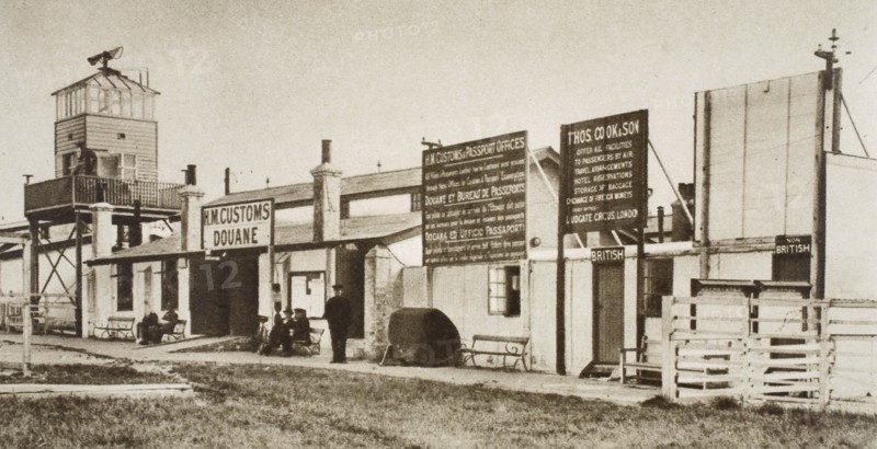 The Customs Office at London Airport, 1925. Artist: Unknown