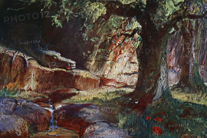 'Fafner in his Cave', 1906. Artist: Unknown