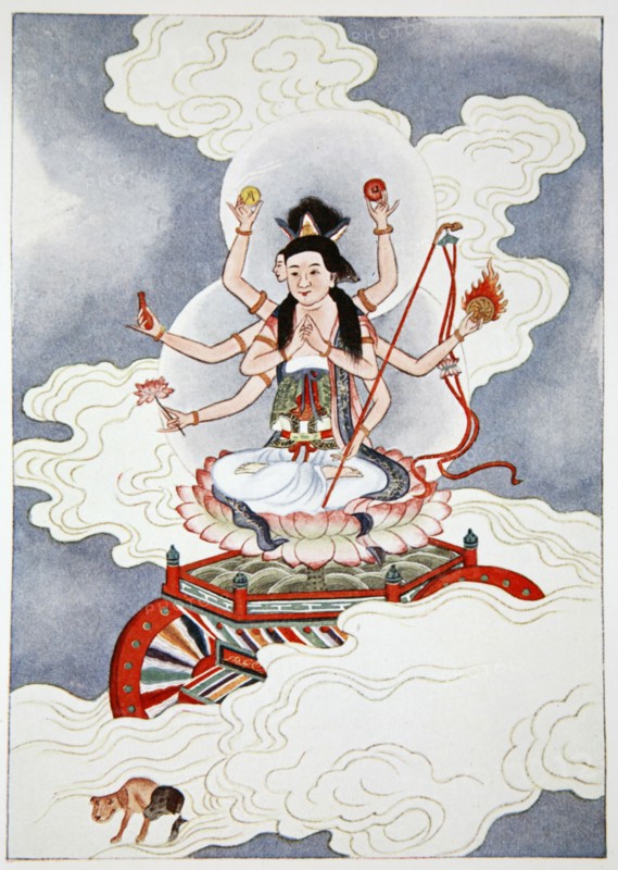 Tou Mu, Goddess of the North Star, 1922. Artist: Unknown