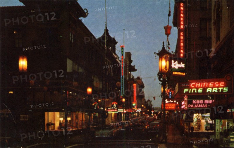 Chinatown, San Francisco, California, USA, 1957. Artist: Unknown