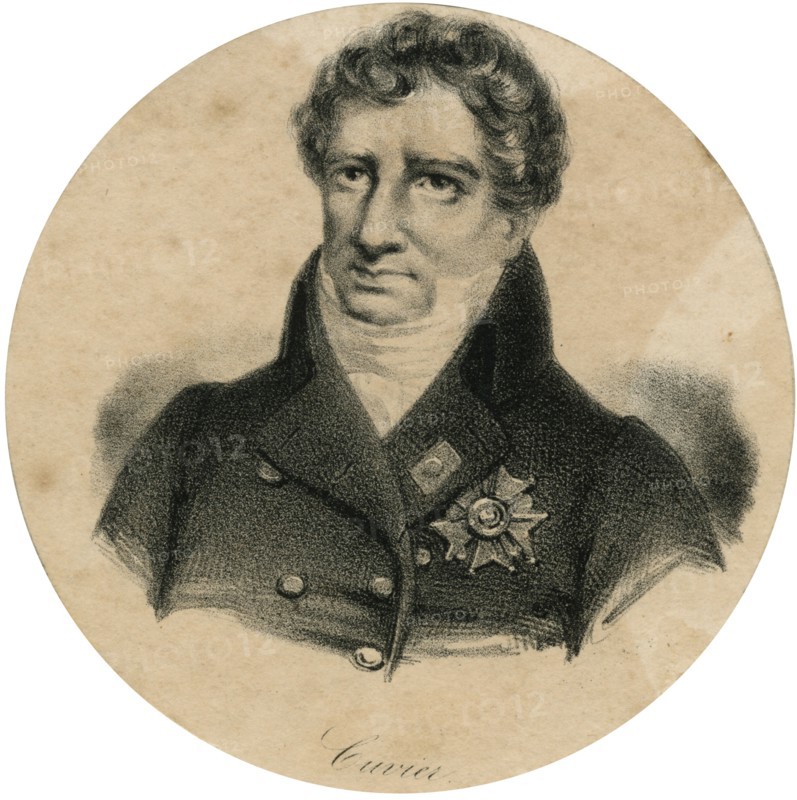 Georges Cuvier, 19th century French zoologist and paleontologist. Artist: Unknown