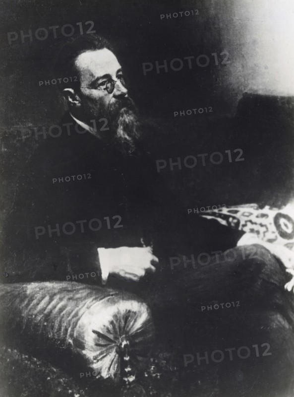 Nikolai Rimsky-Korsakov, Russian composer, c1893. Artist: Unknown