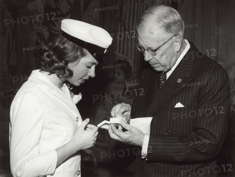 Princess Christina of Sweden celebrates passing her A-levels, 1963. Artist: Unknown