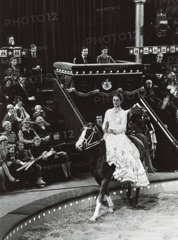King Carl XVI Gustaf and Queen Silvia of Sweden attending the circus, 1977. Artist: Unknown