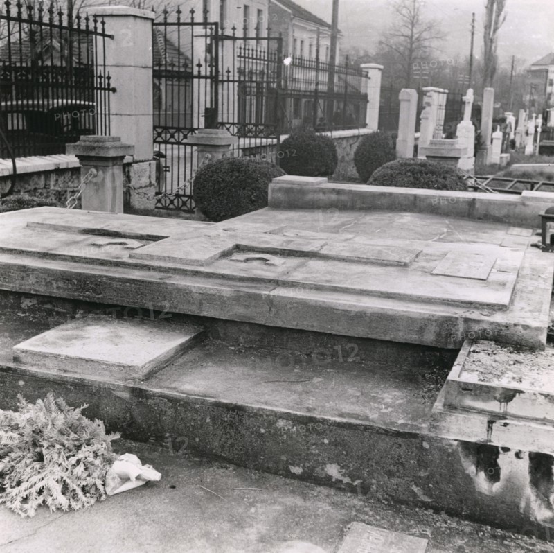 Grave of Gavrilo Princip, Sarajevo cemetery, Bosnia-Hercegovina, Yugoslavia, 1939. Artist: Unknown