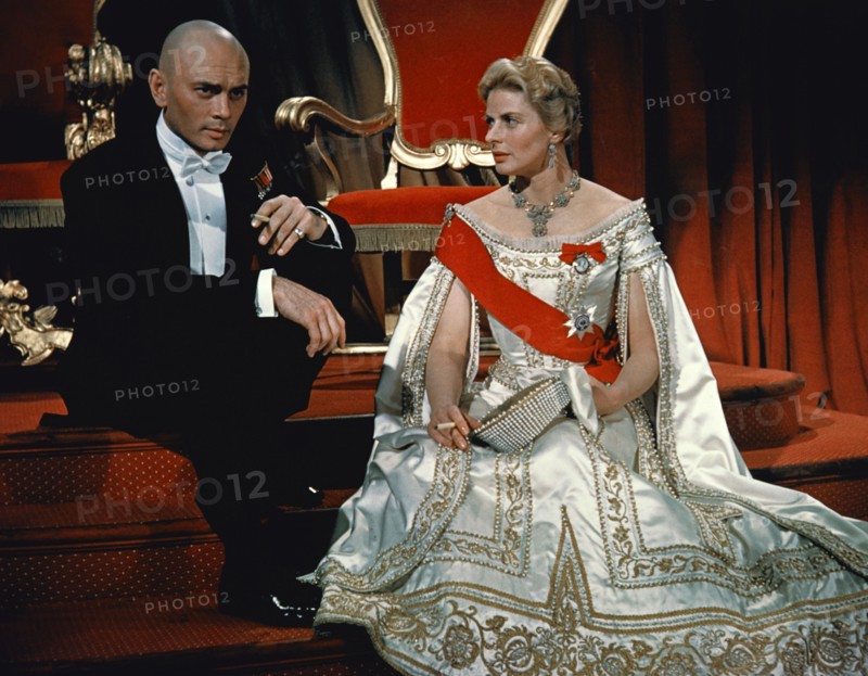 Yul Brynner and Ingrid Bergman in the film 'The King and I', 1956. Artist: Lennart Svenander