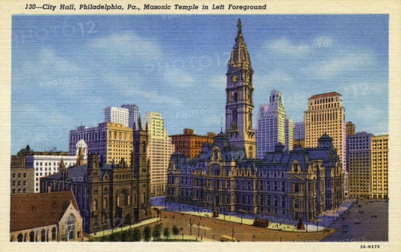 City Hall, Philadelphia, Pennsylvania, USA, 1933. Artist: Unknown