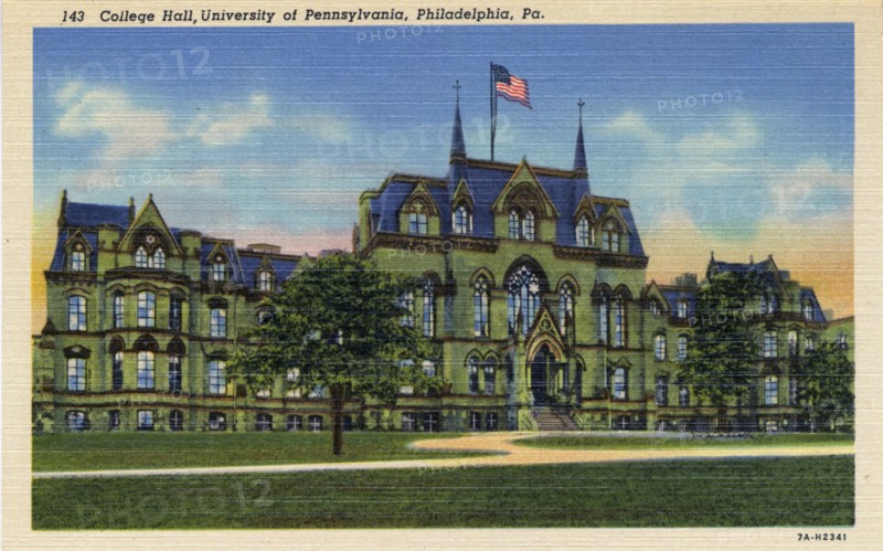 College Hall, University of Pennsylvania, Philadelphia, Pennsylvania, USA, 1937. Artist: Unknown
