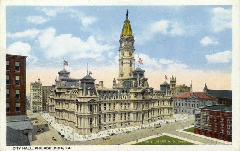 City Hall, Philadelphia, Pennsylvania, USA, 1914. Artist: Unknown